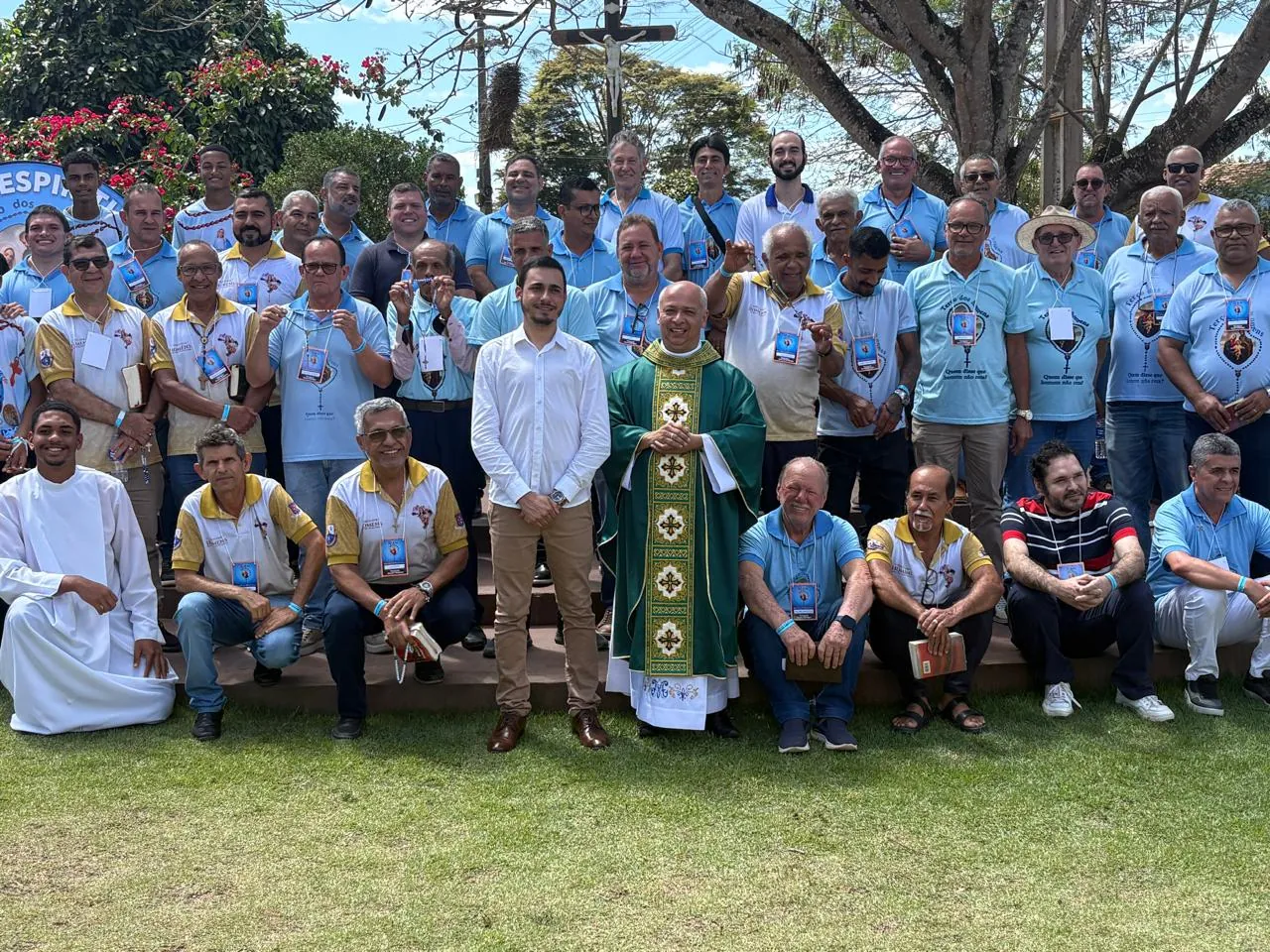 Nosso grupo no retiro espiritual